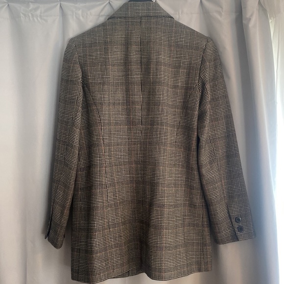 Vintage Jennifer Moore Wool Houndstooth Print Blazer women’s size 4 - Picture 2 of 6